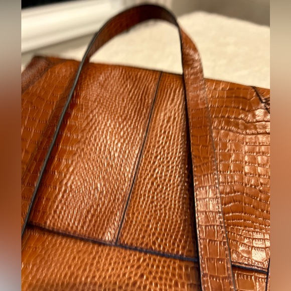 Etienne Aigner Embossed Leather Handbag - Picture 5 of 11